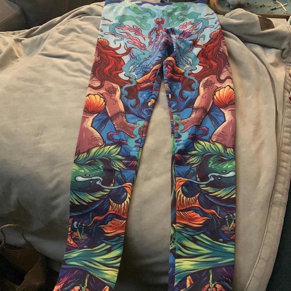 Mermaid festival leggings